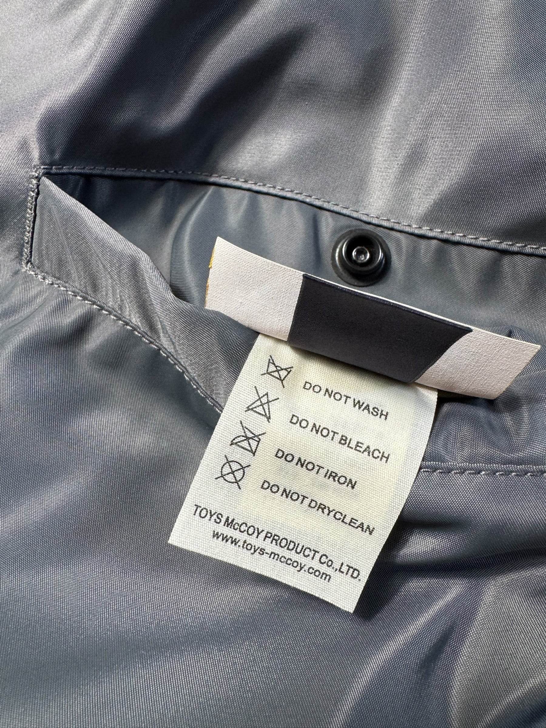 Jacket nylon bomber flight Ma-1 Toys McCoy Tmj2432 usaf full patch 1957 grey - M