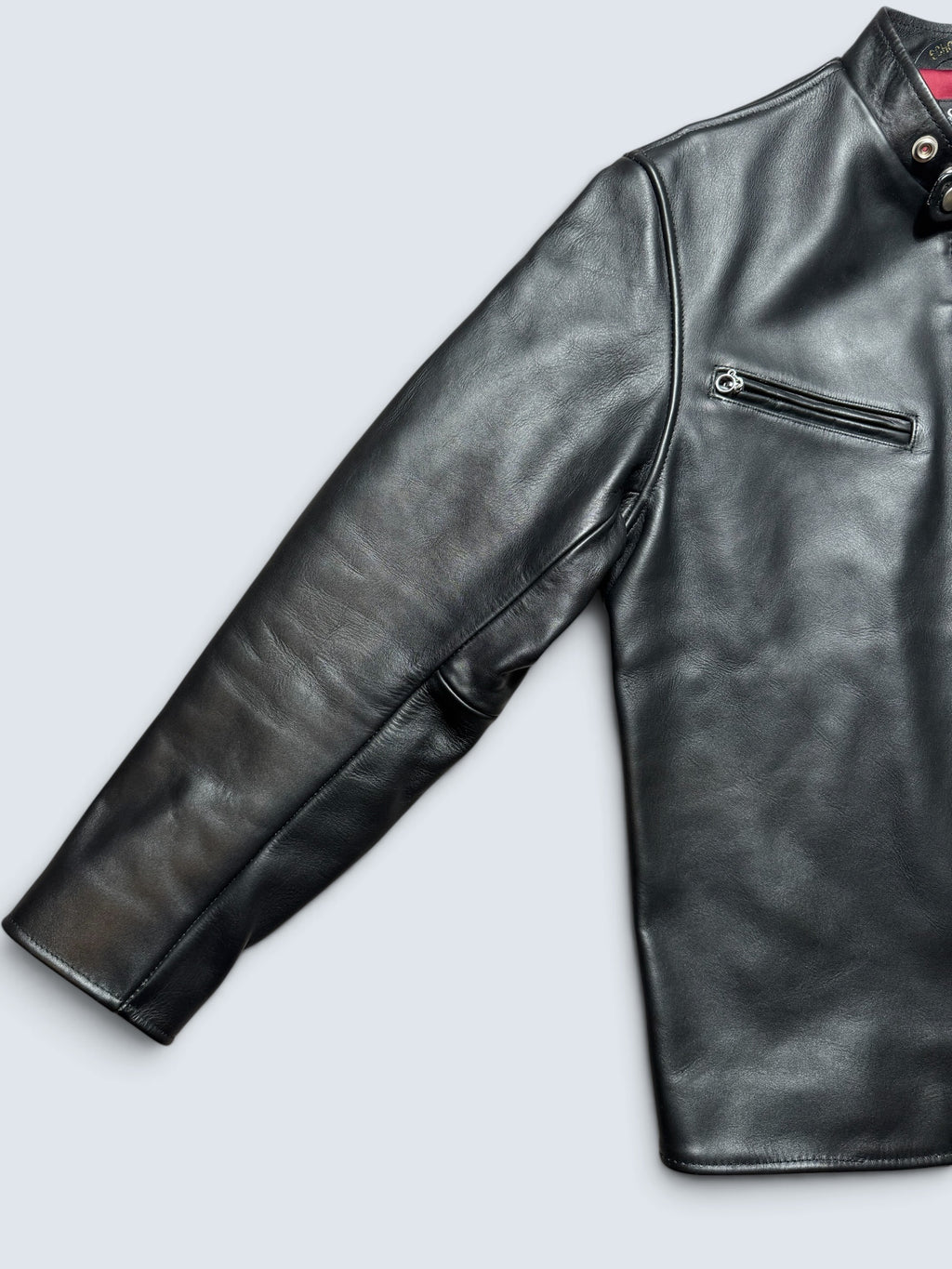 Jacket cuir cowhide Cafe Racer motorcycle Schott Bros. made in USA 641xx Japan exclusive black 00's -  40 (M/L)