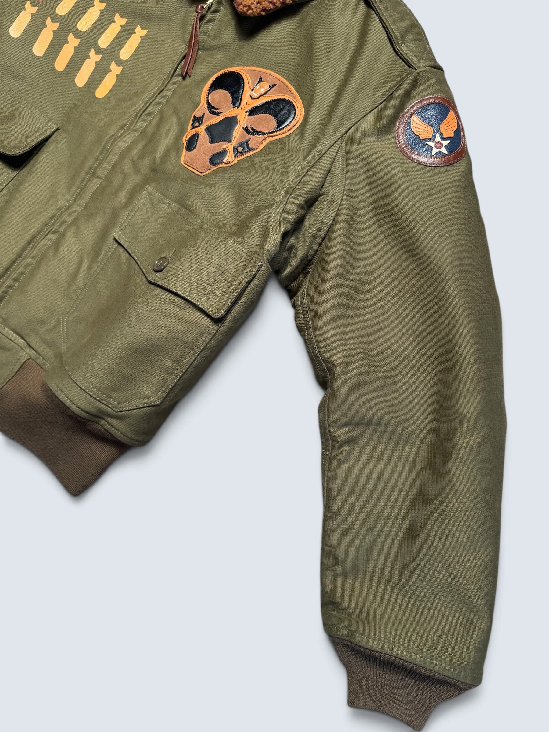 Jacket bomber flight coton B-10 Toys McCoy Japan usaf Phantom Bat-man Tmj2213 2022’s - 40 (M)