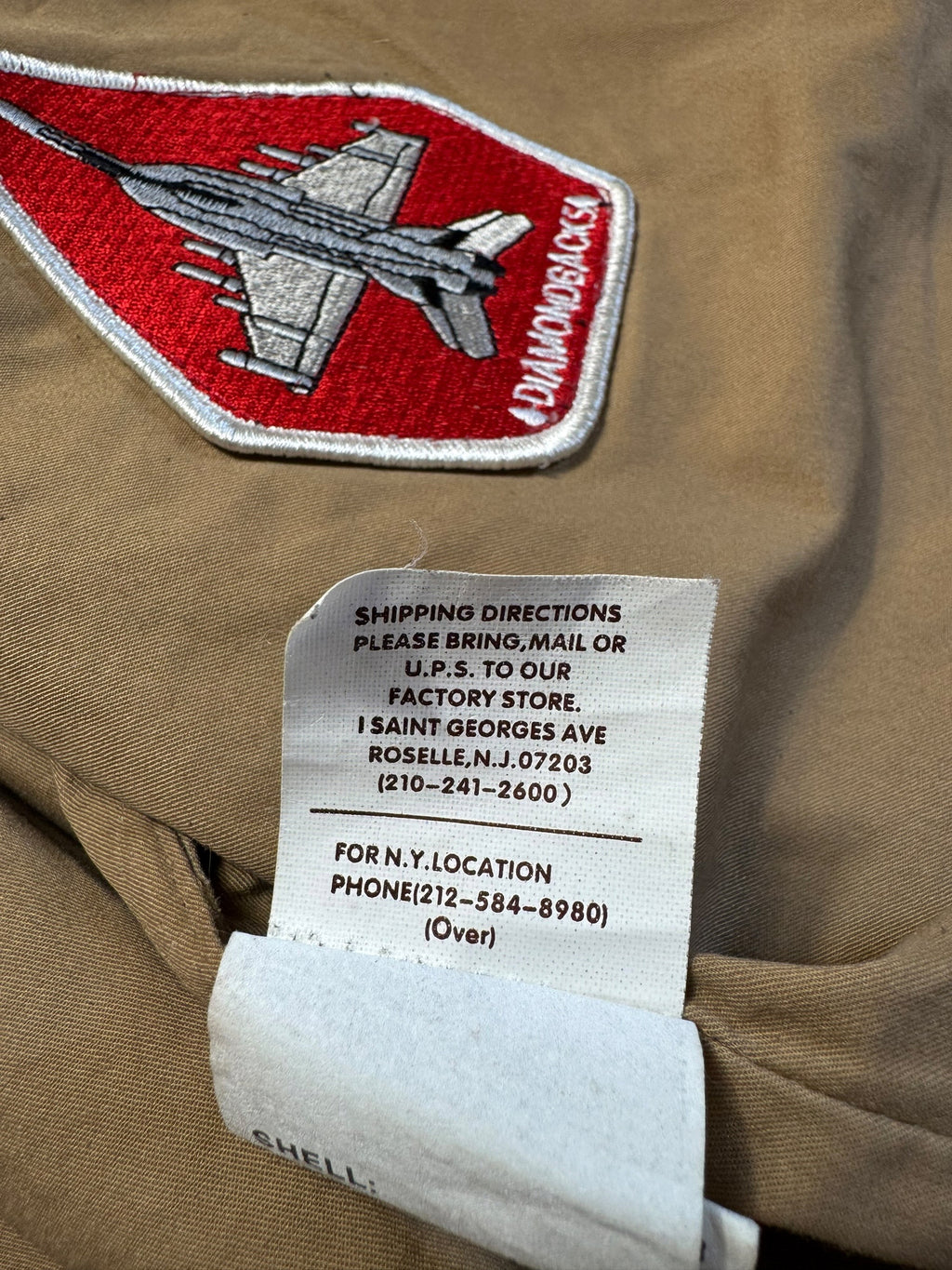 Jacket cuir goatskin flight A-2 Cooper usa usaf Nine-o-Nine nose art patch black 80’s - 40 (M)