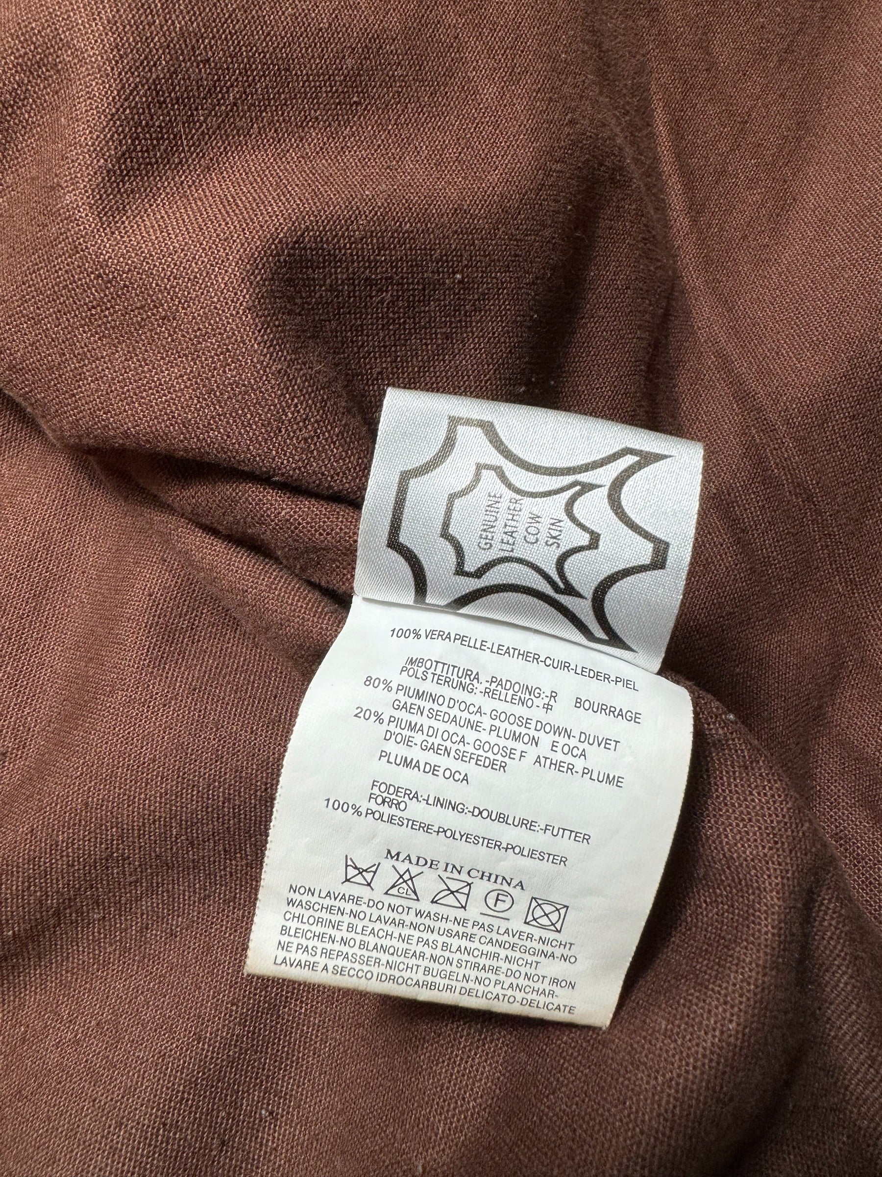 Jacket cuir cowhide bomber flight A-2 Willis & Geiger usaf brown 00's - L/XL