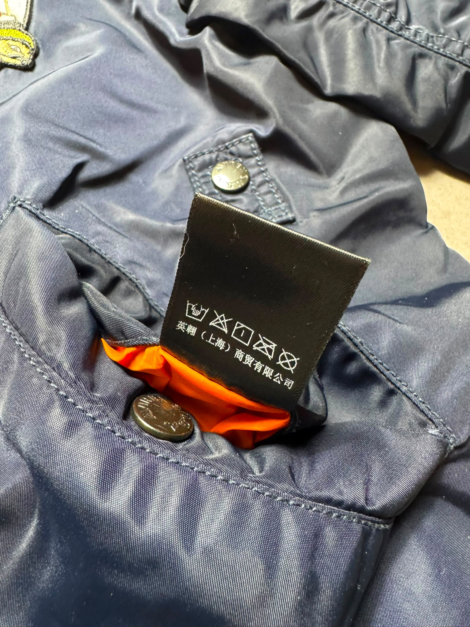 Jacket bomber flight ma-1 Avirex LTD vfa-106 gladiators full patch navy vintage 00’s - M