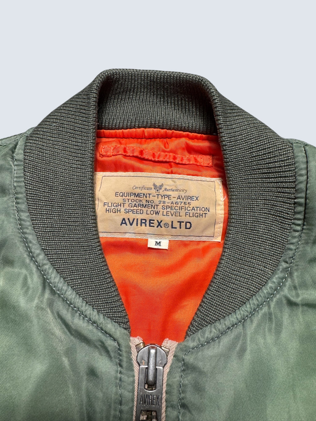 Jacket bomber flight Ma-1 limited edition Avirex LTD x Disney nose art Donald Duck Japan exclusive 90's - M