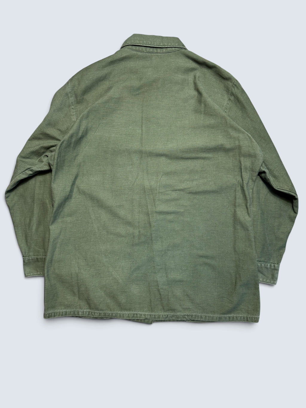 Jacket army Fatigue Shirt OG-107 cotton sateen U & W Industries 72nd Infantry Vietnam 1970 - M