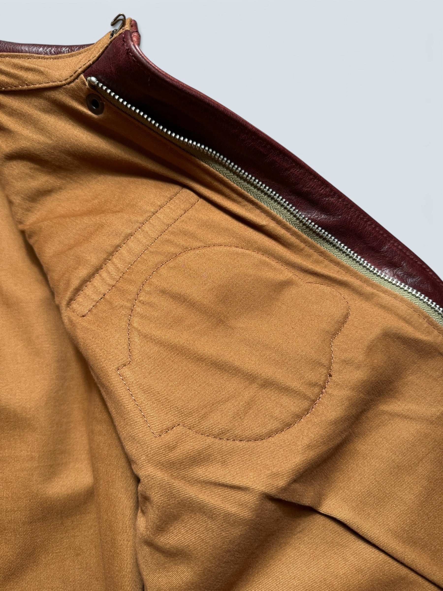 Jacket cuir cowhide bomber flight A-2 Cidu Leathers Clo. patch Catch-22 usaf brown - 40 (S/M)