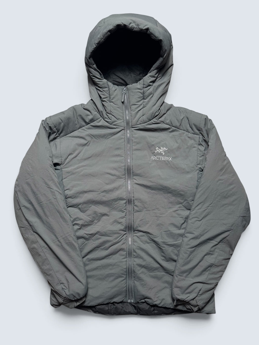 Jacket imperméable matelassée Arc'teryx Atom AR Hoody grey 2020 - M