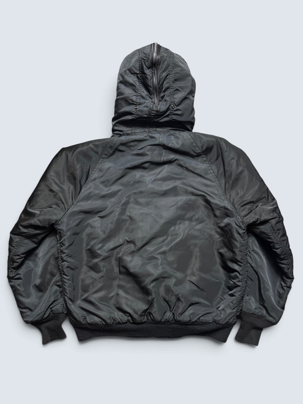 Jacket nylon parka fur bomber flight N-5A Golden Fleece black original 60's/70's - 40 (M)