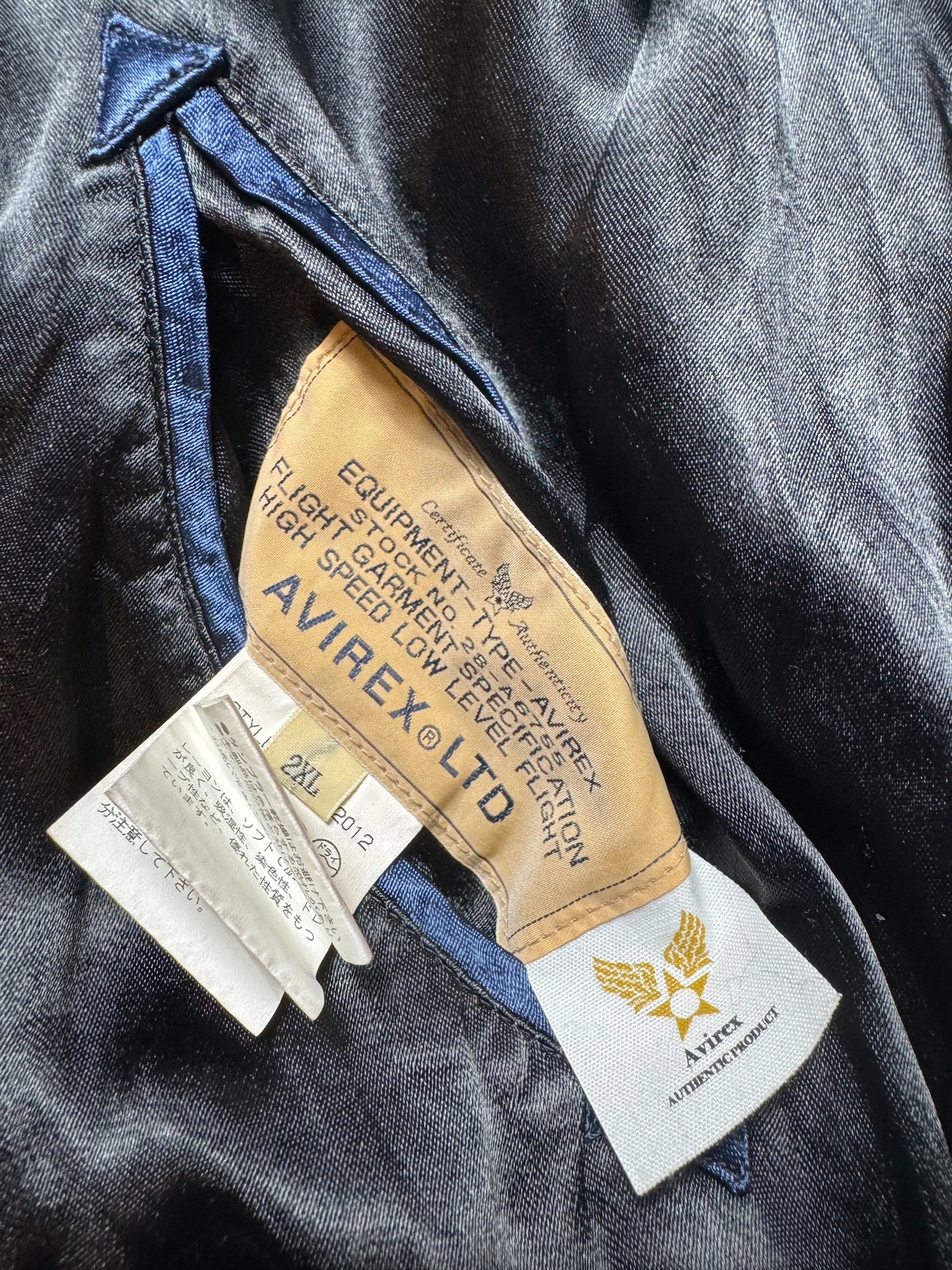 Jacket reversible Sukajan souvenir Avirex LTD embroidery Japan exclusive vintage 00's - XL