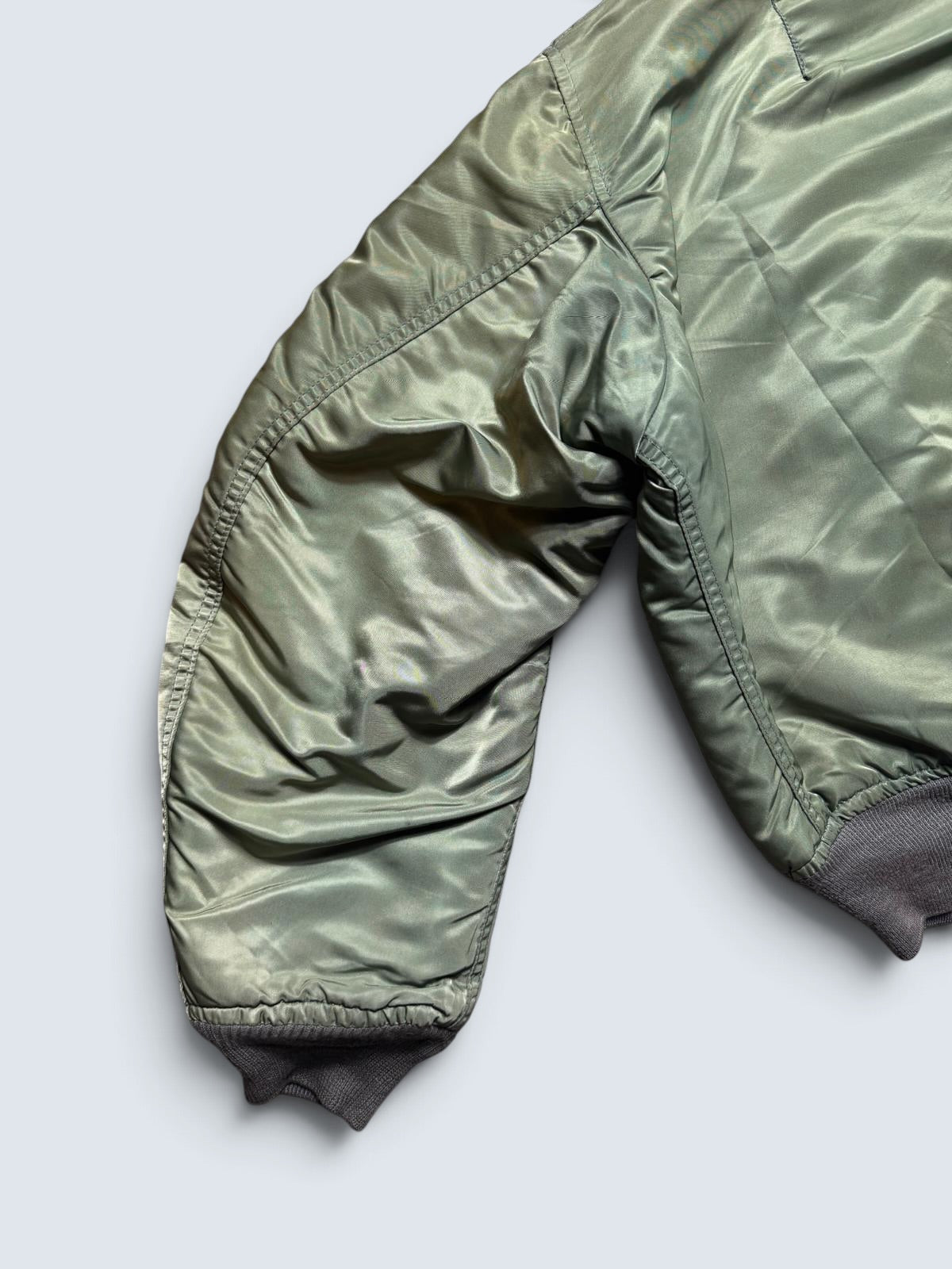 Jacket nylon bomber Ma-1 Avirex LTD made in USA usaf sage green 80’s - XL