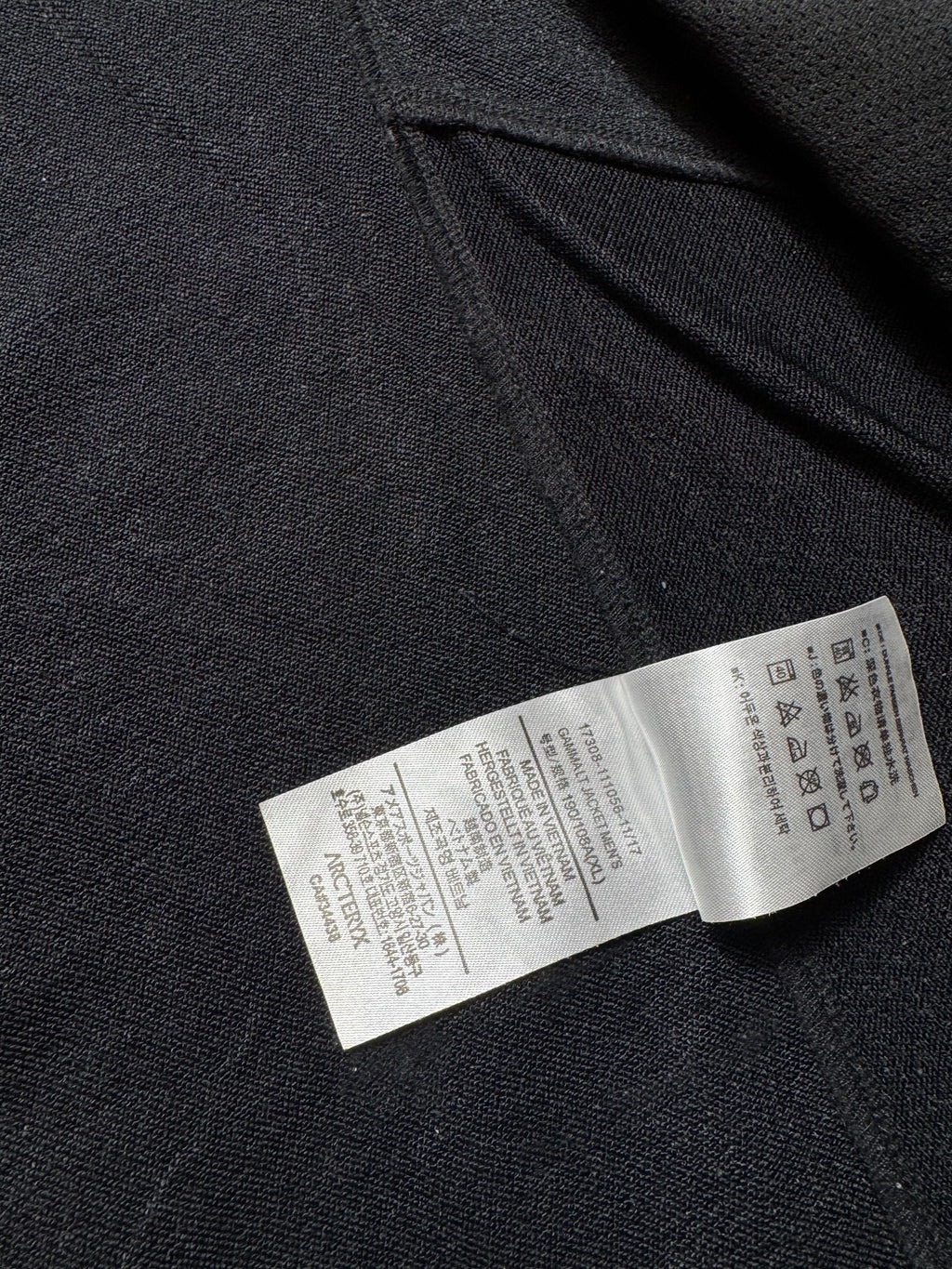Jacket imperméable Arc’teryx Gamma LT black logo brodé vintage - XL