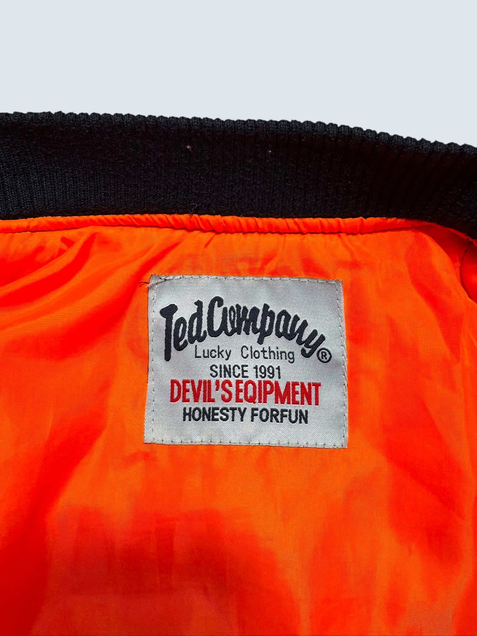 Jacket bomber fly ma-1 Tedman Company Devil’s equipement usaf navy vintage 00’s - M