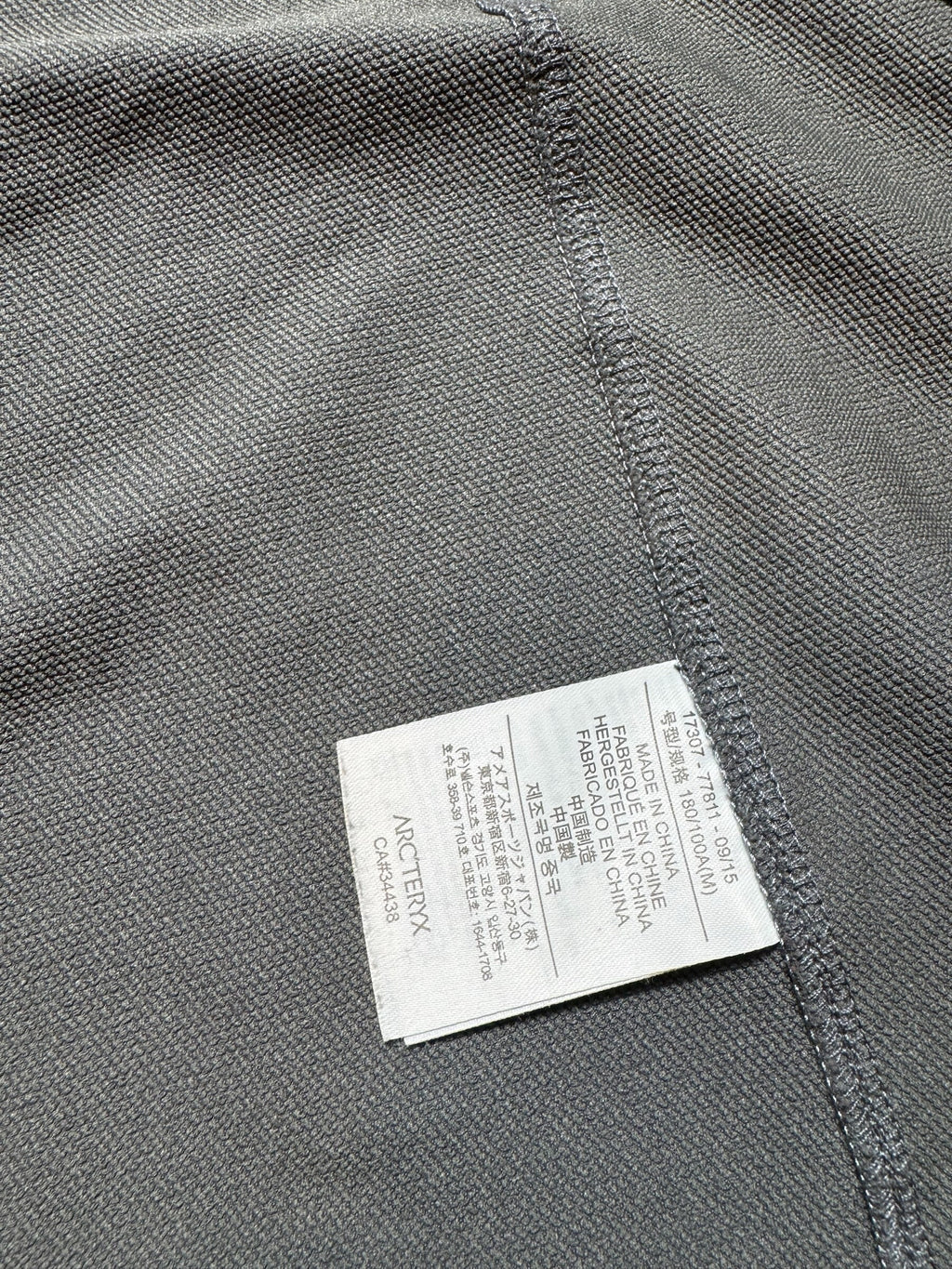Jacket imperméable Arc'teryx Gamma LT Hoody grey & orange vintage - M