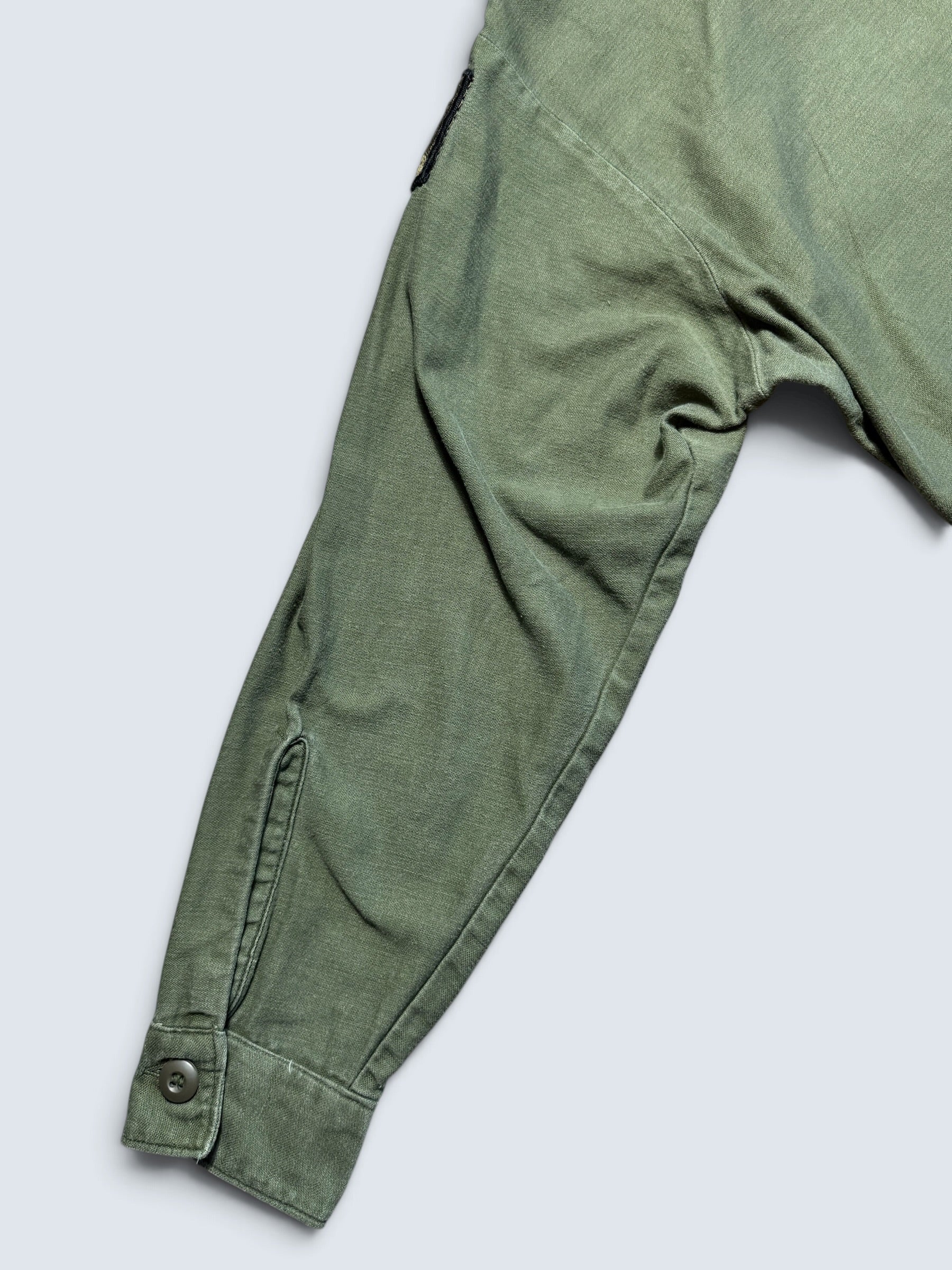 Jacket army Fatigue Shirt OG-107 cotton sateen U & W Industries 72nd Infantry Vietnam 1970 - M