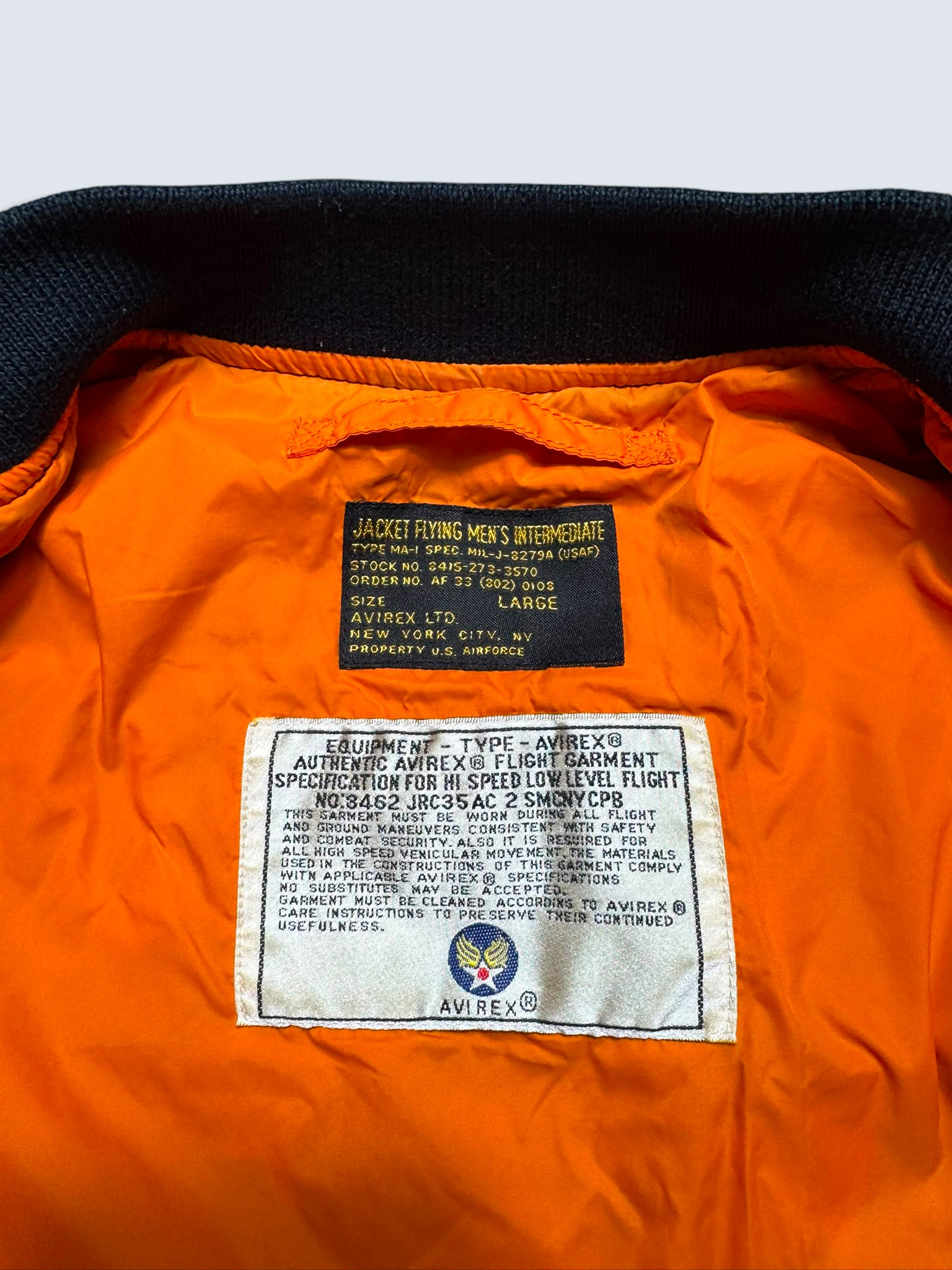 Jacket bomber flight ma-1 Avirex LTD vfa-106 gladiators full patch navy vintage 00’s - M