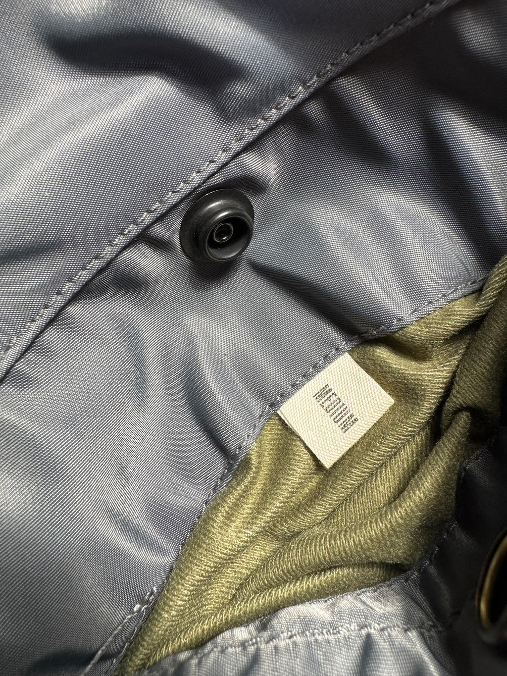Jacket nylon bomber flight Ma-1 Toys McCoy Tmj2432 usaf full patch 1957 grey - M