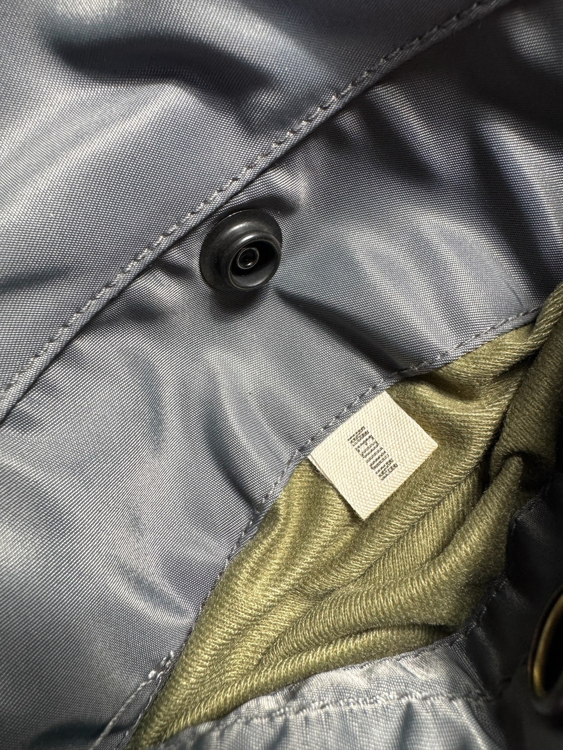 Jacket nylon bomber flight Ma-1 Toys McCoy Tmj2432 usaf full patch 1957 grey - M