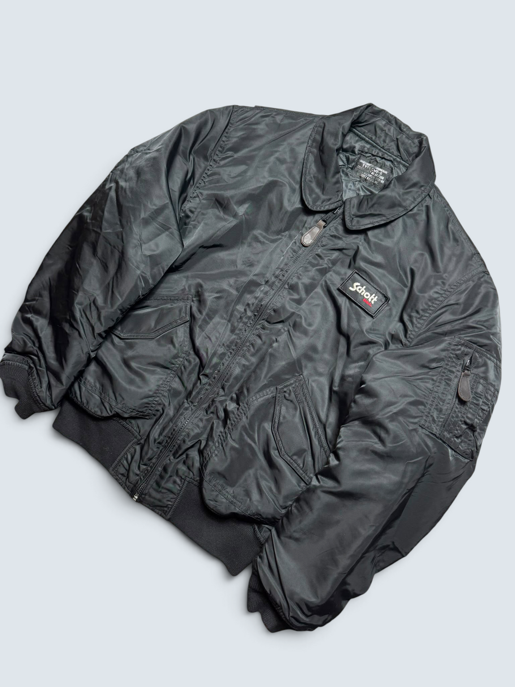 Jacket bomber fly Schott Bros nyc CWU-R/45P usaf black vintage 90’s - M/L