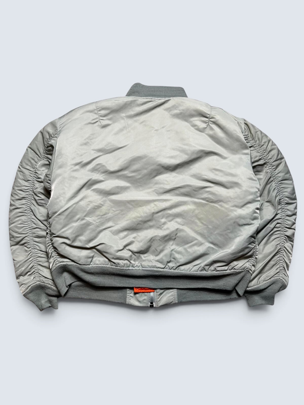 Jacket nylon bomber Ma-1 Alpha Industries made in USA grey 1990’s - XL