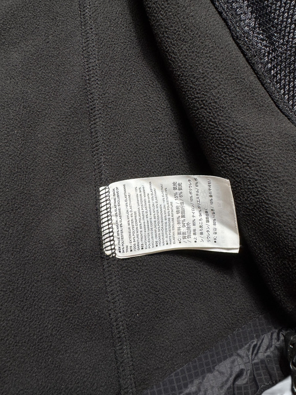 Jacket polaire imperméable Arc'teryx Gamma MX Hoody black & grey vintage - L