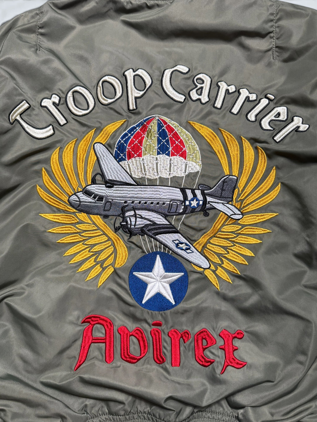 Jacket nylon bomber flight Ma-1 Avirex LTD Japan exclusive Troop Carrier C-47 Skytrain 00's - M