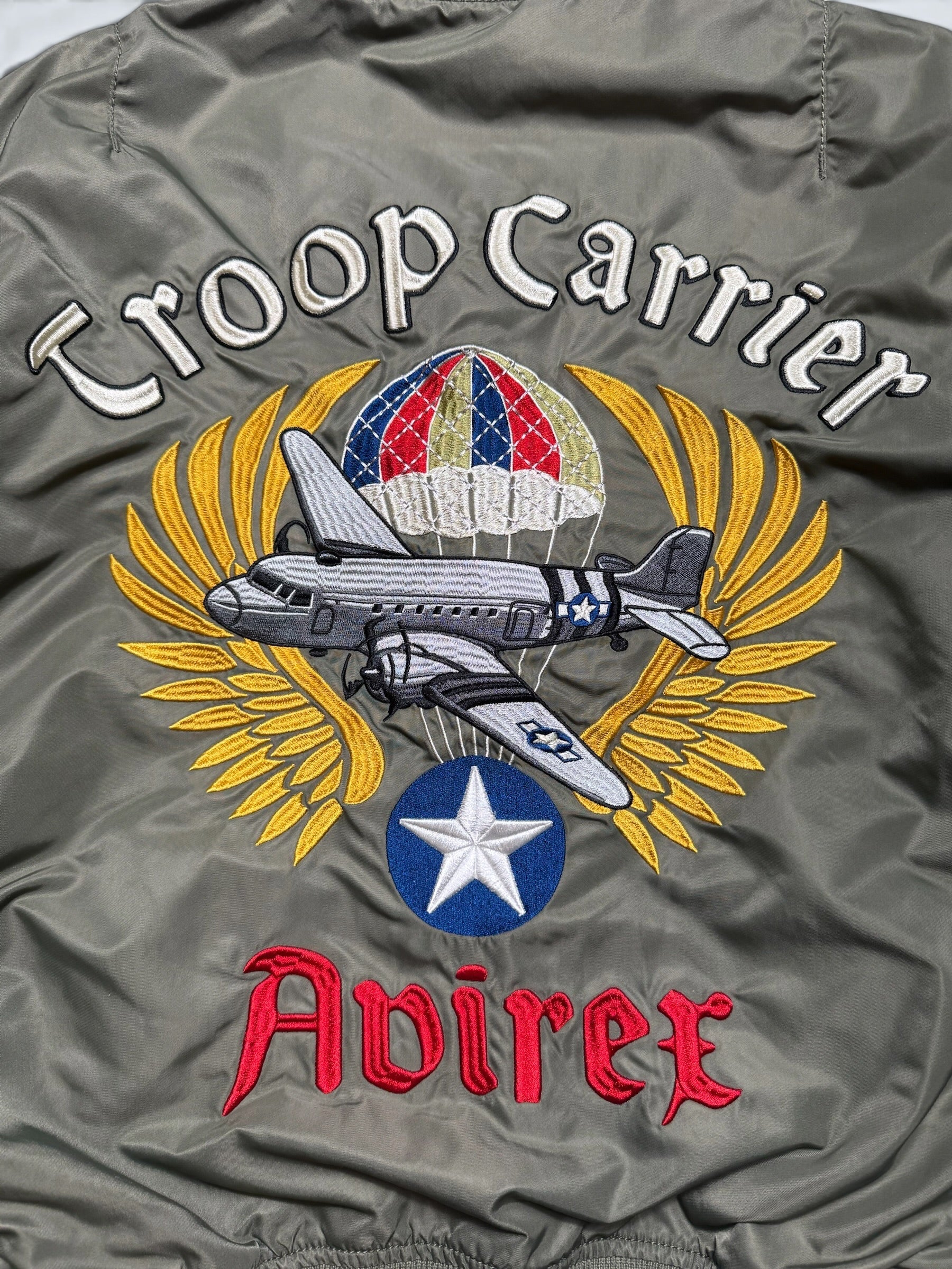 Jacket nylon bomber flight Ma-1 Avirex LTD Japan exclusive Troop Carrier C-47 Skytrain 00's - M
