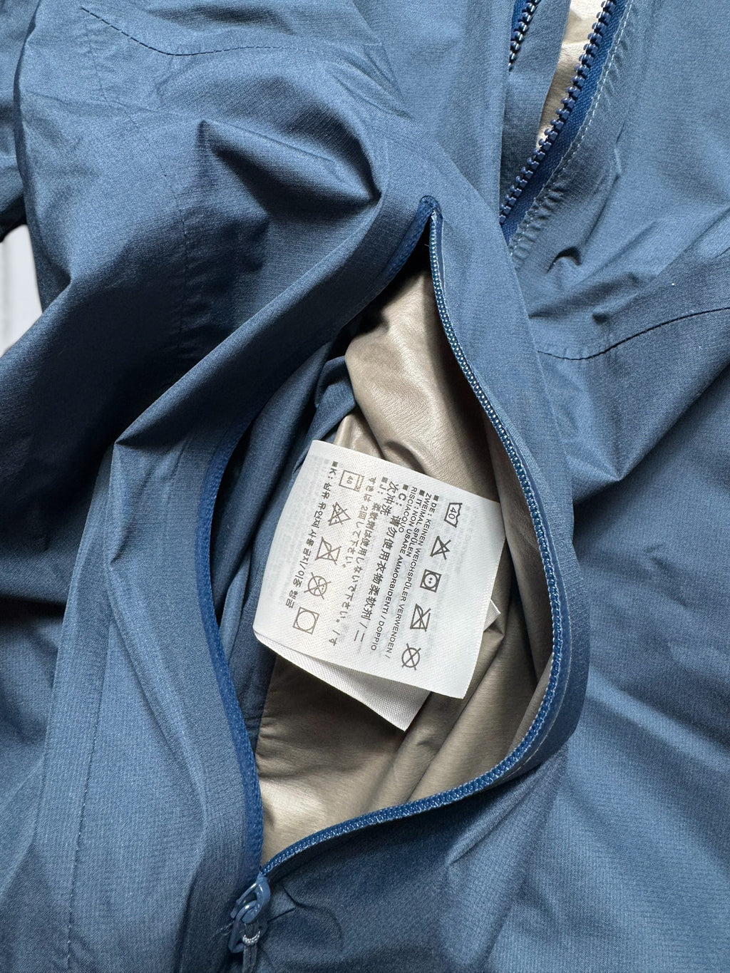 Jacket imperméable Goretex Arc'teryx Zeta FL bleu vintage - L