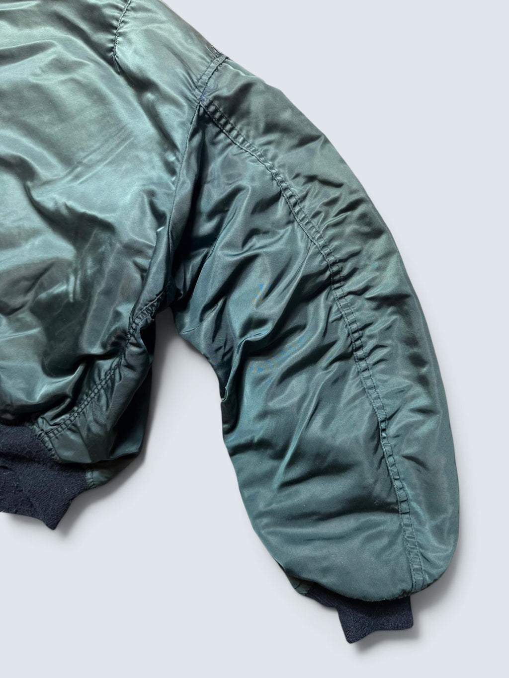 Jacket nylon bomber Ma-1 Alpha Industries made in USA navy original 1990’s - XL