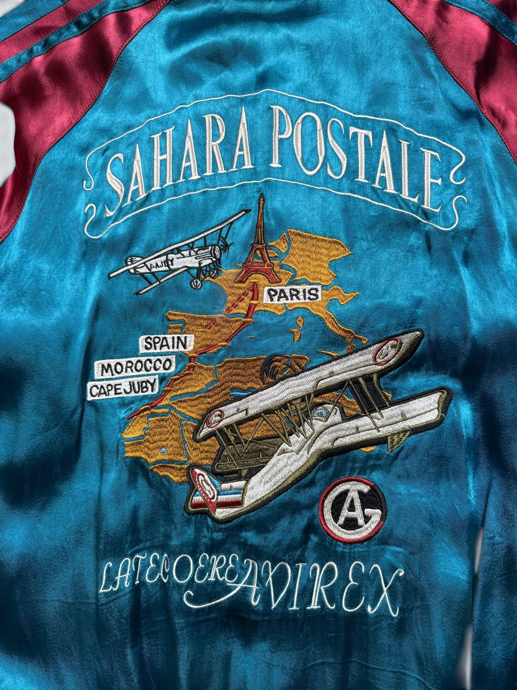 Jacket reversible Sukajan souvenir Avirex LTD embroidery Japan exclusive vintage 00's - XL