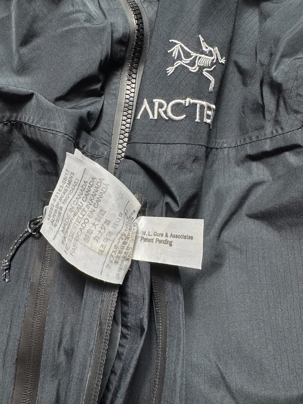 Jacket imperméable Goretex Arc'teryx Alpha SV black vintage - L
