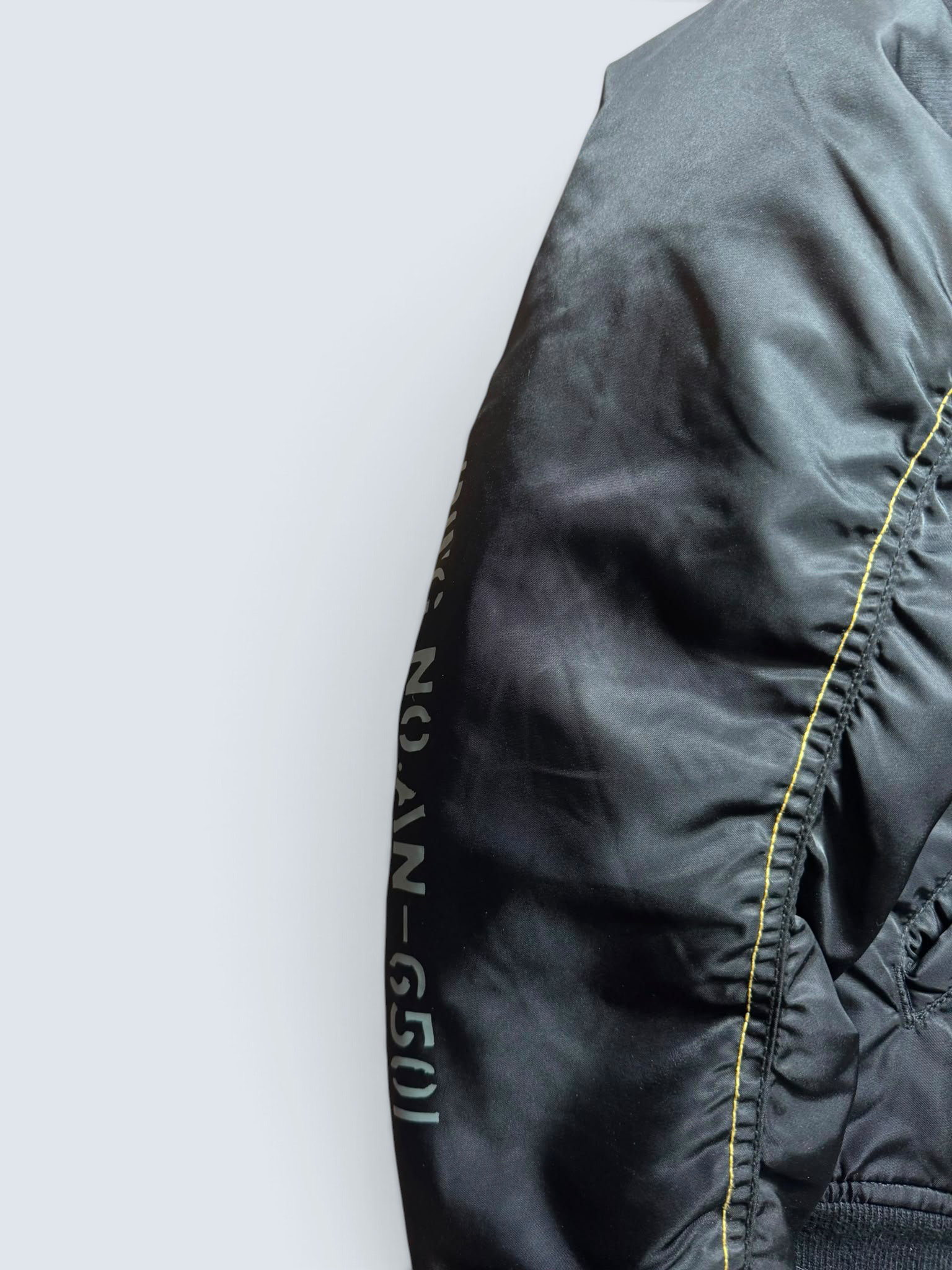 Jacket fly usaf intermediate ma-1 technical zip Hangar 75 Avirex Itd Japan exclusive black - M/L