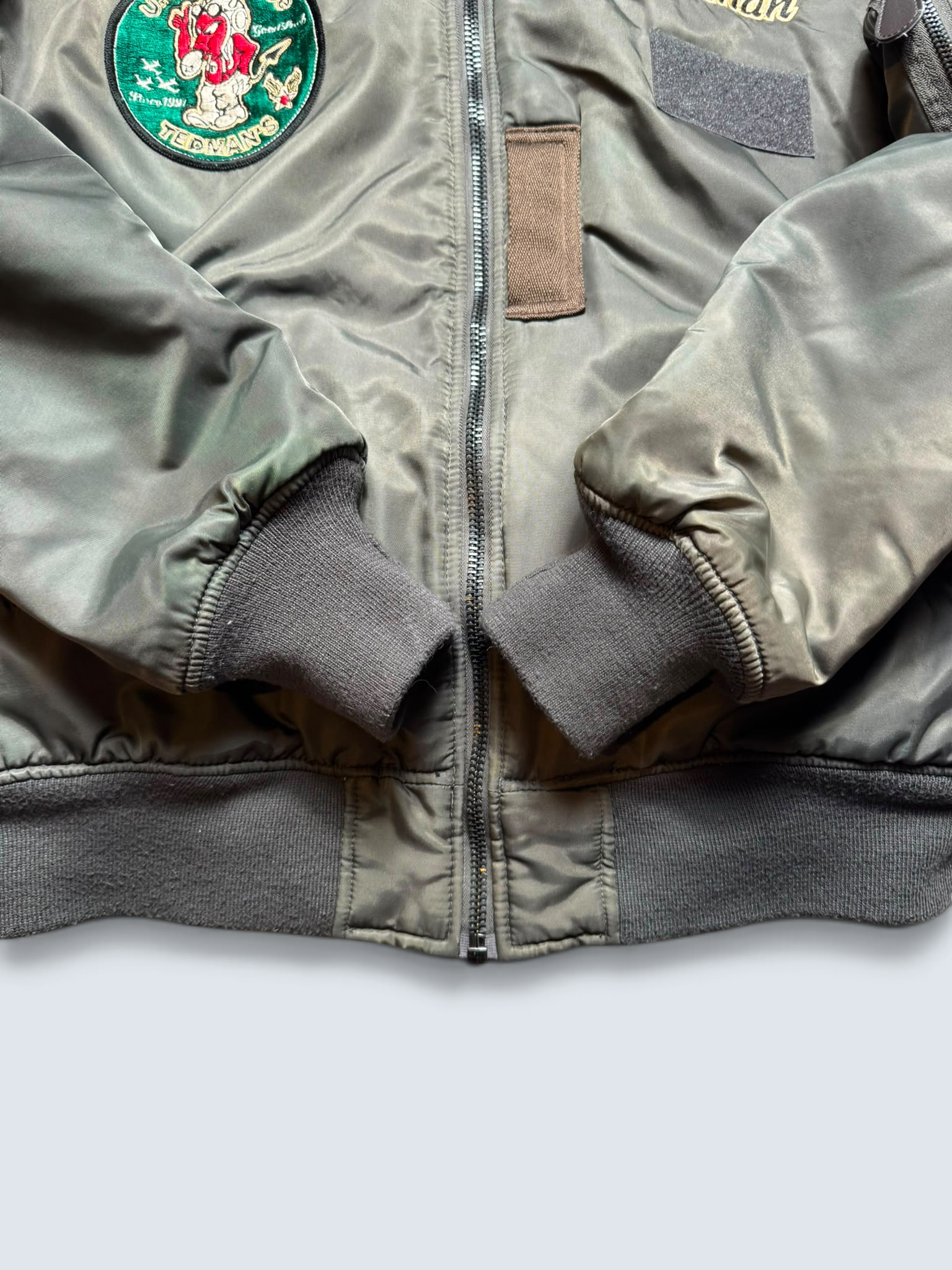 Jacket bomber fly ma-1 Tedman Company Devil made in Japan usaf kaki vintage 00’s - M