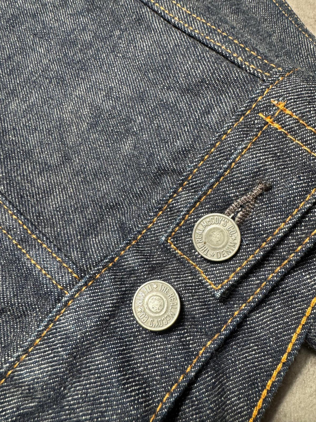 Jacket denim selvedge The Real McCoy’s Type III Lot 004J Japan marine 2010’s - 36 (S)