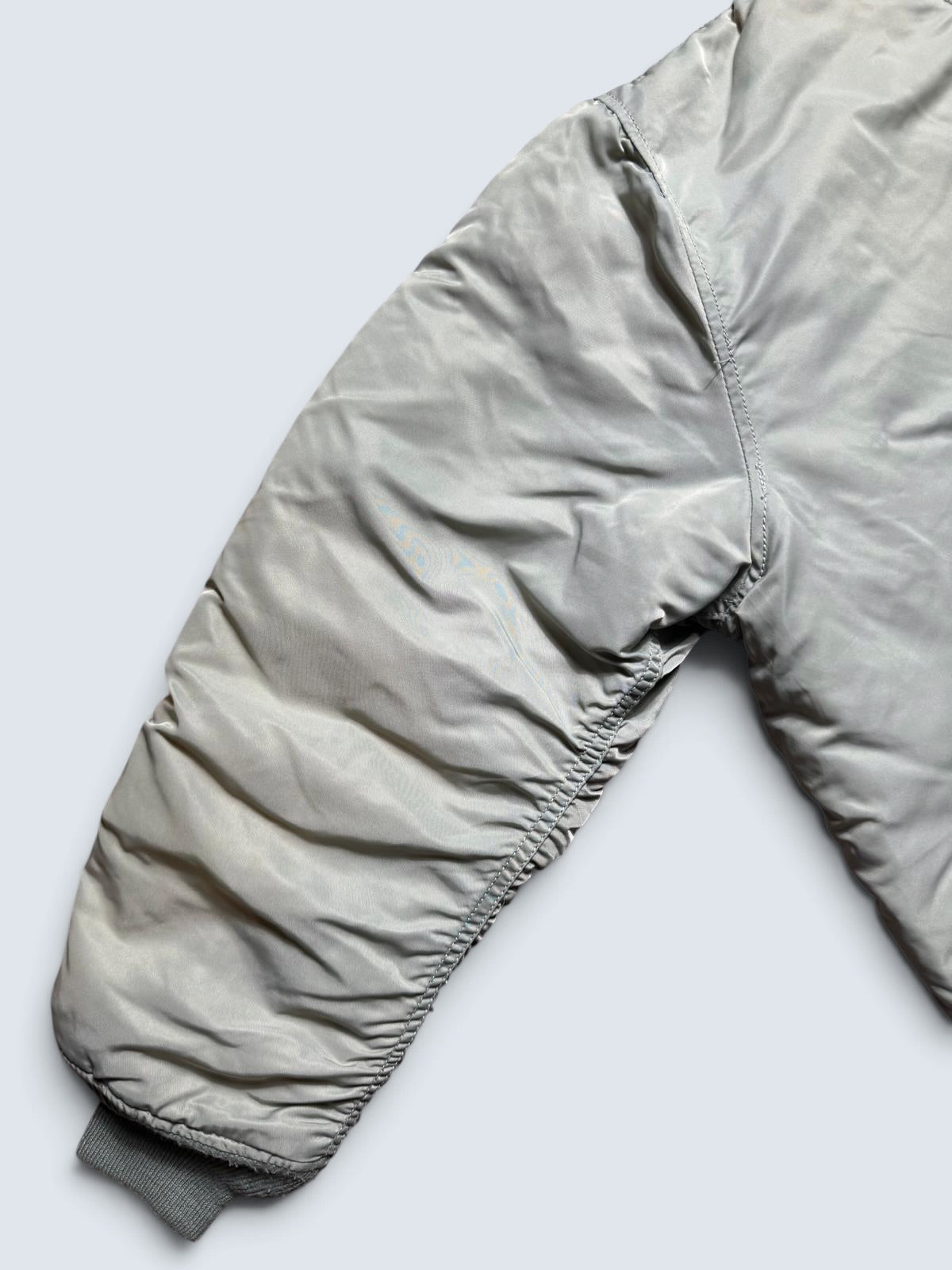 Jacket nylon bomber Ma-1 Alpha Industries made in USA grey 1990’s - XL