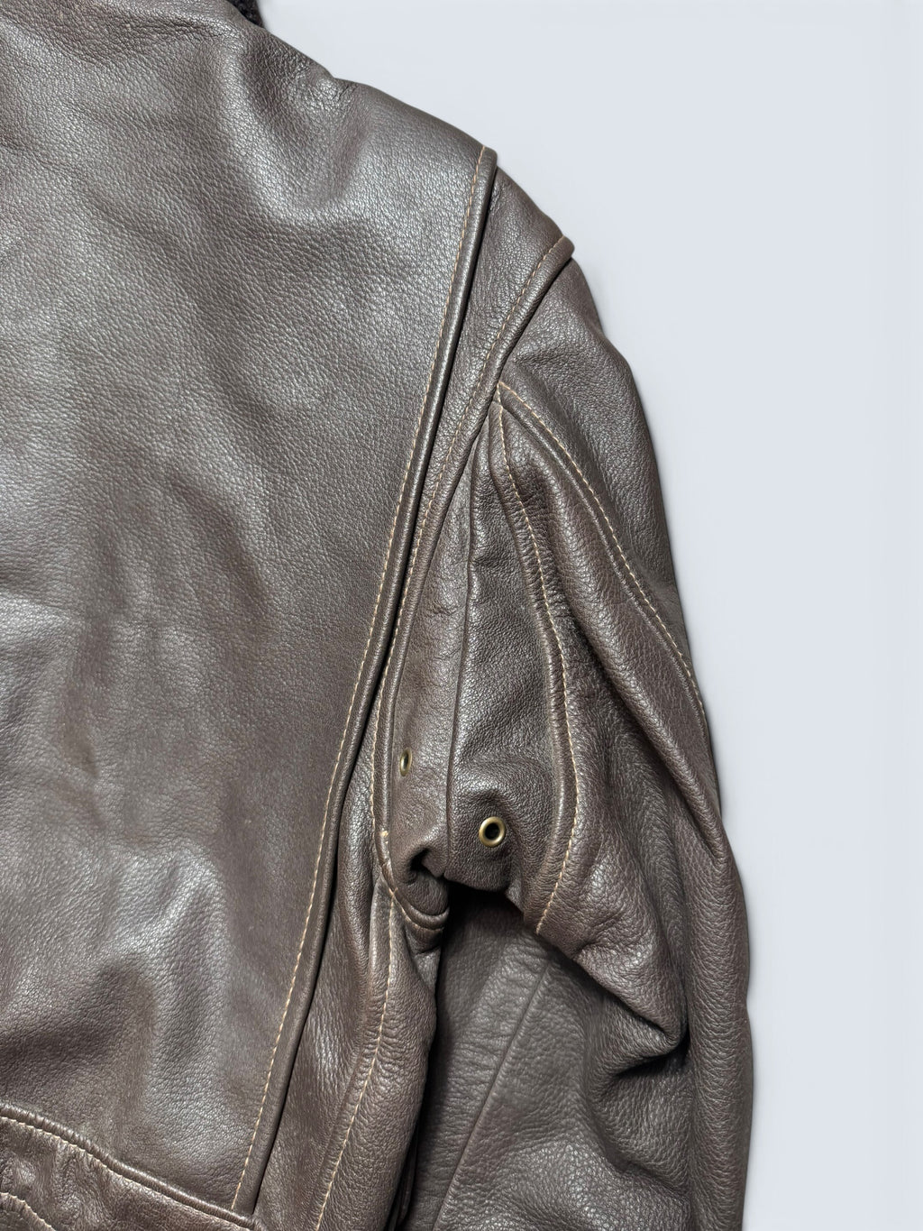 Jacket cuir flight Tedman Company G-1 usn made in Japan dark brown 00’s - S/M