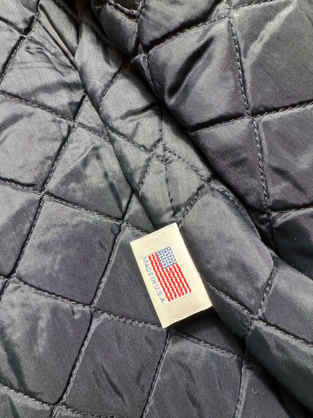 Jacket cuir biker motorcycle Perfecto Golden Bear made in USA black 80’s - 40 (M)