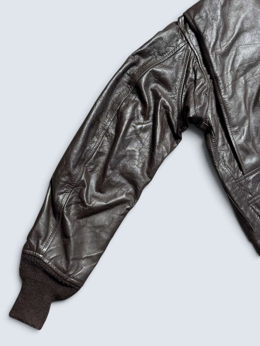 Jacket cuir cowhide flight G-1 Cooper made in USA usn black 80’s - 38 (M)