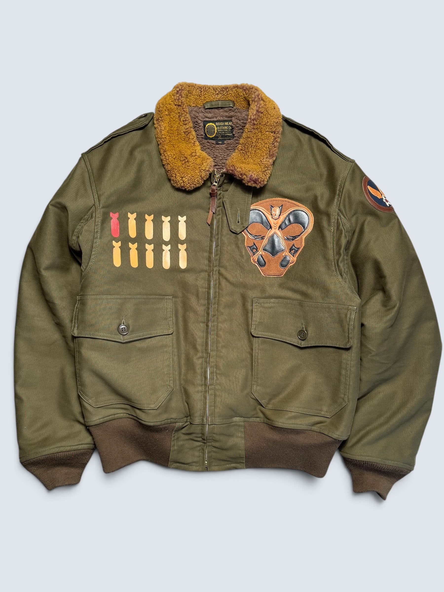Jacket bomber flight coton B-10 Toys McCoy Japan usaf Phantom Bat-man Tmj2213 2022’s - 40 (M)