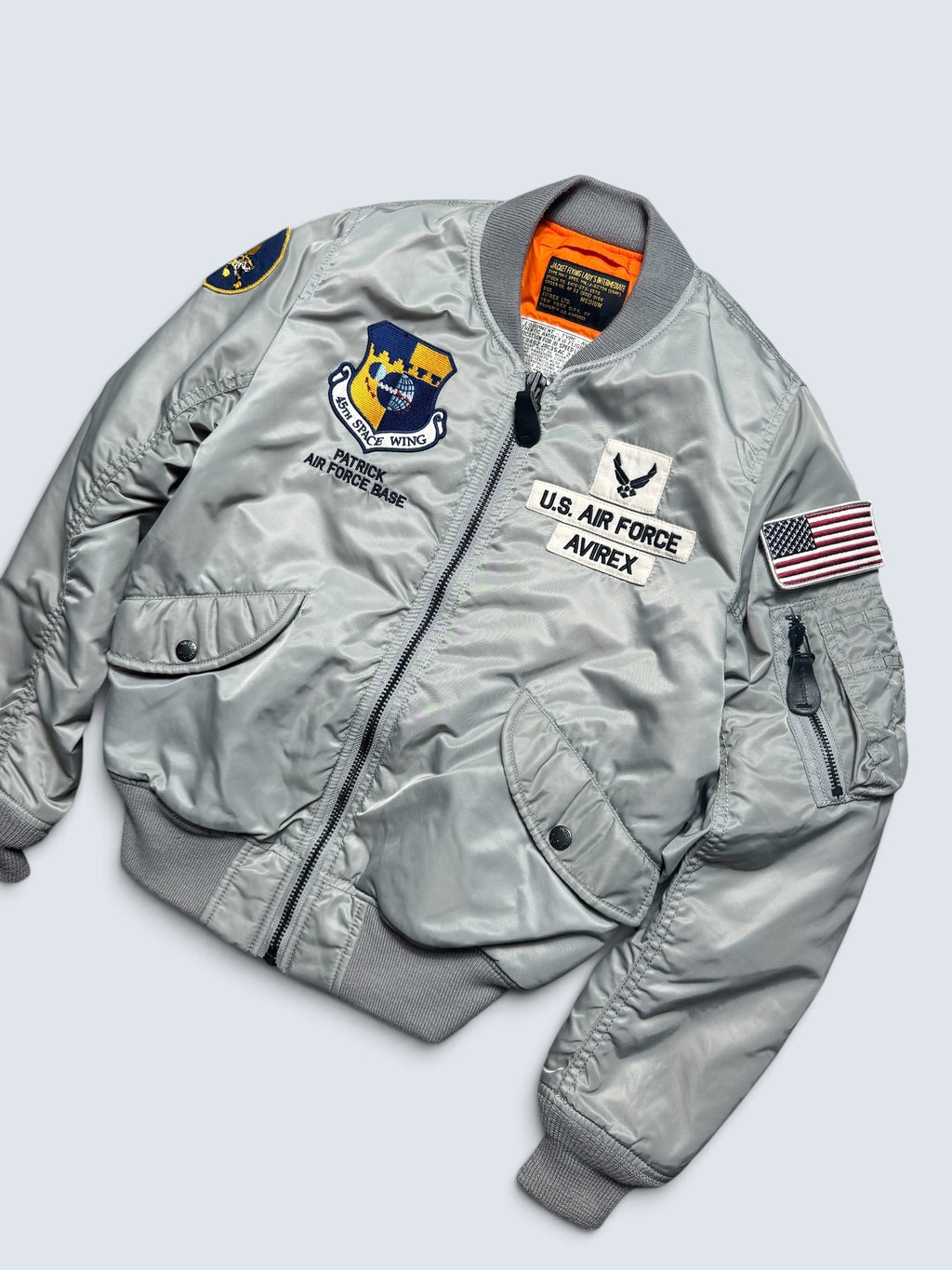 Jacket nylon bomber flight Ma-1 Avirex LTD Japan exclusive Space Command grey 00's - S women's