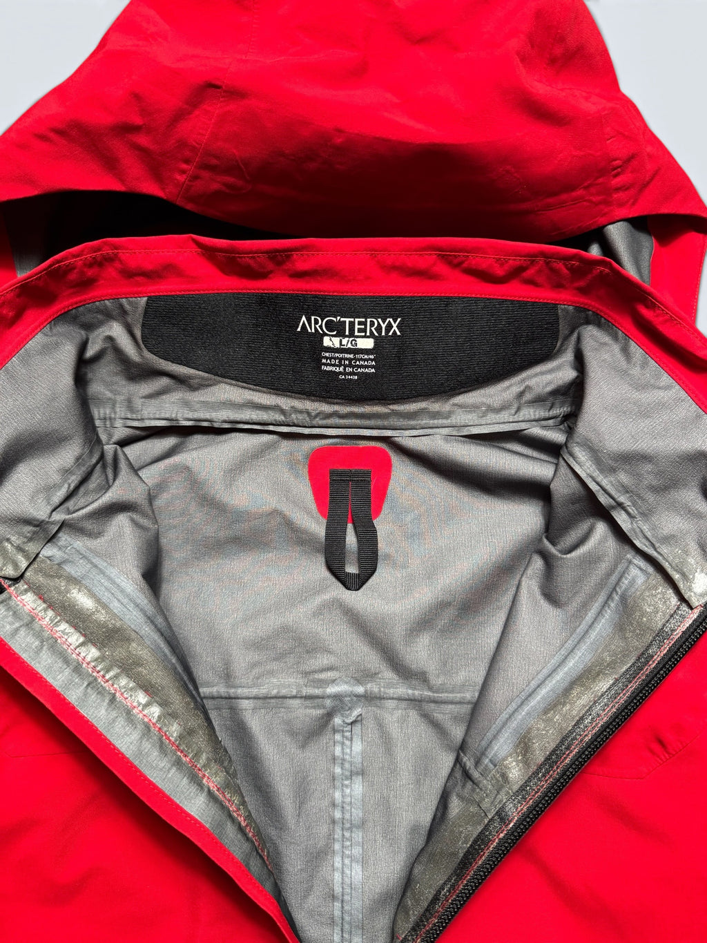 Jacket imperméable Goretex Arc'teryx Beta AR made in Canada vintage red - M