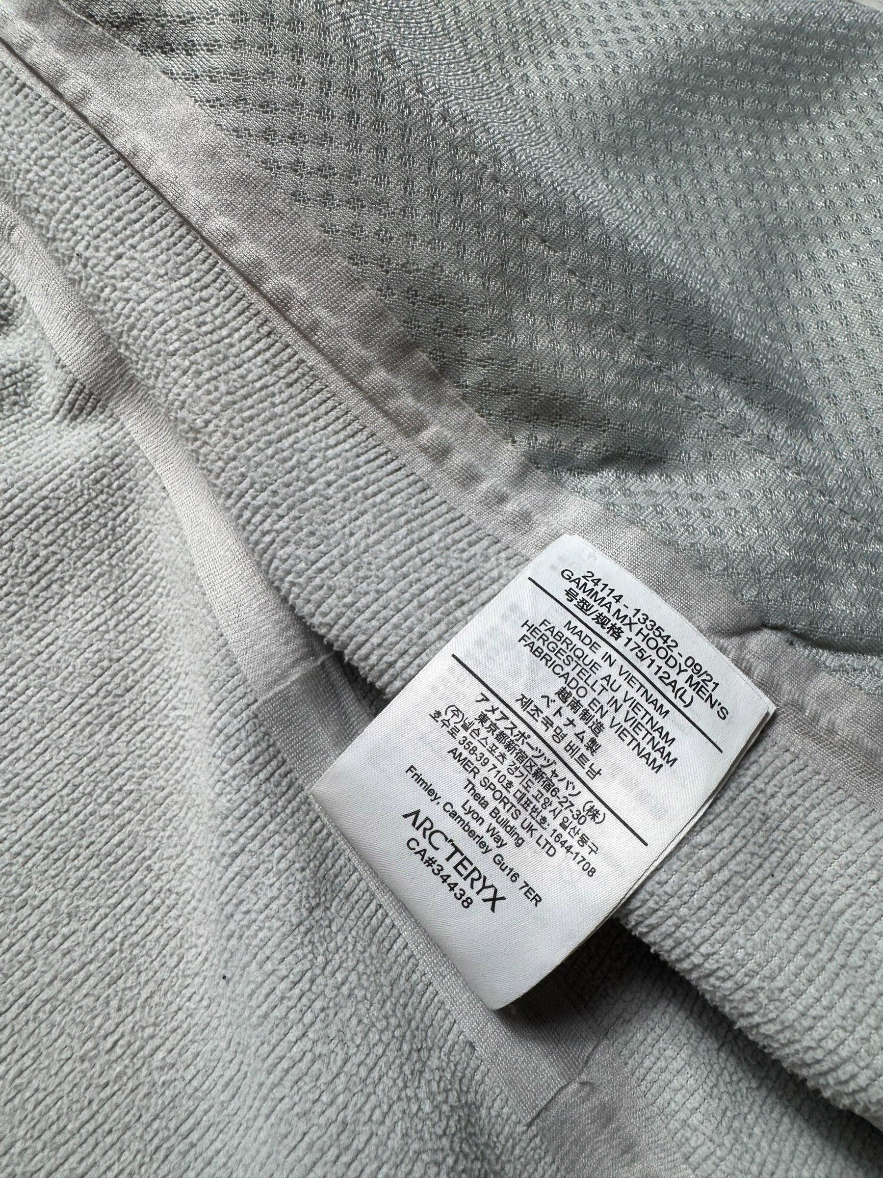 Jacket polaire imperméable Arc’teryx Gamma MX Hoody logo brodé cream 2021 - L