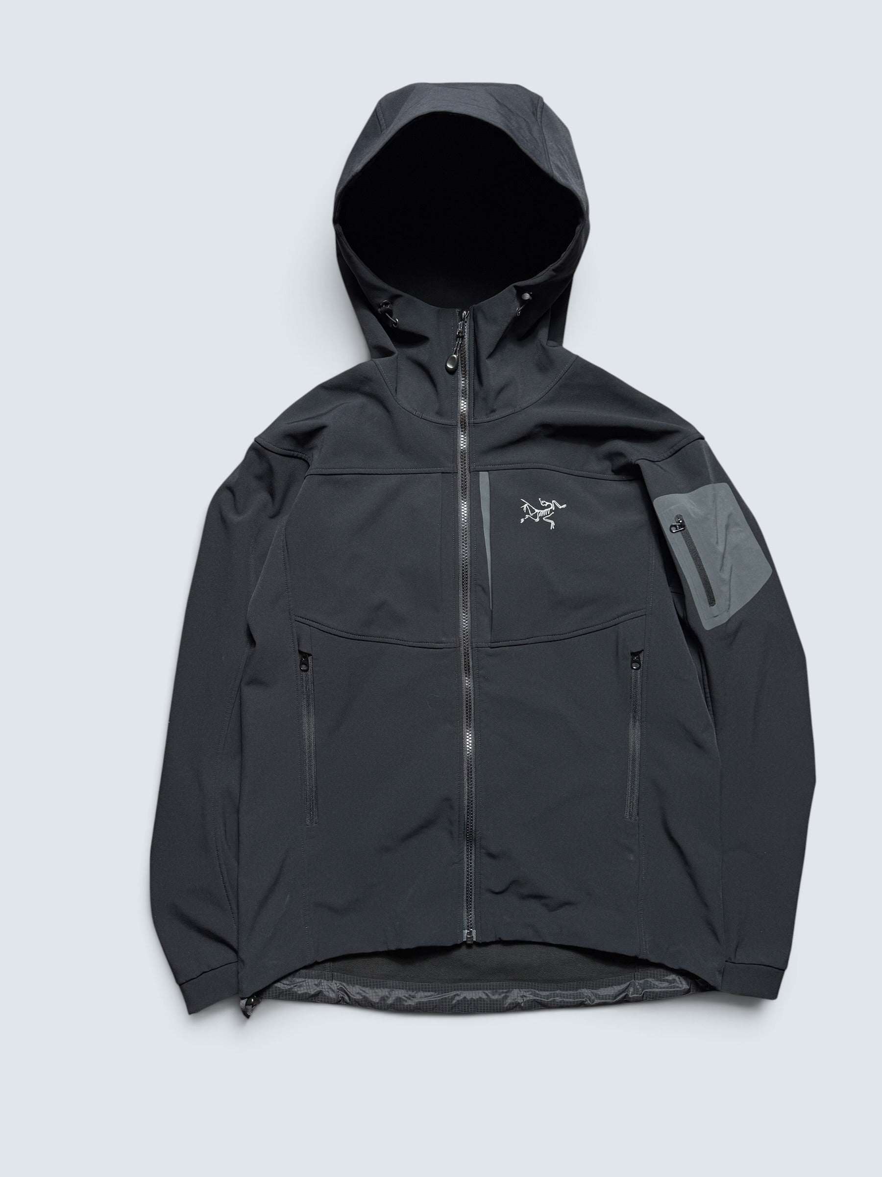 Jacket polaire imperméable Arc'teryx Gamma MX Hoody black & grey vintage - L