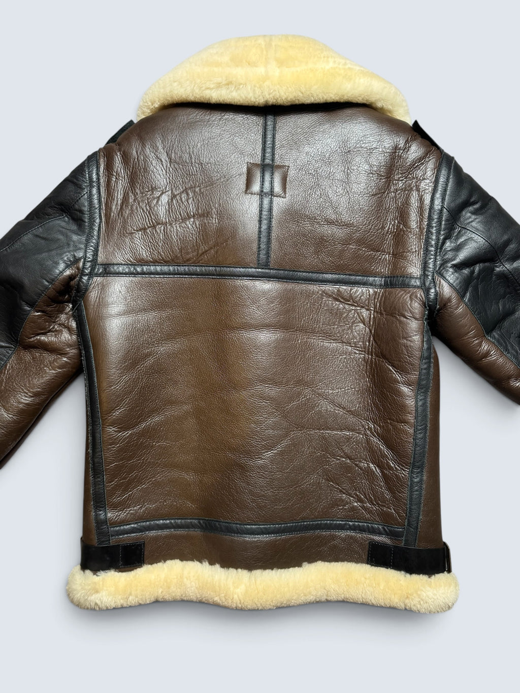 Jacket cuir bomber flight shearling B-3 Patton B-24D Liberator Pie Colour usaf brown - 38 (M)