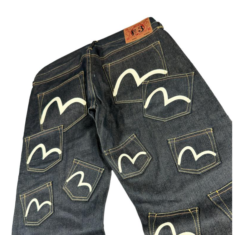 JEANS BAGGY MULTIPOCKET EVISU - M