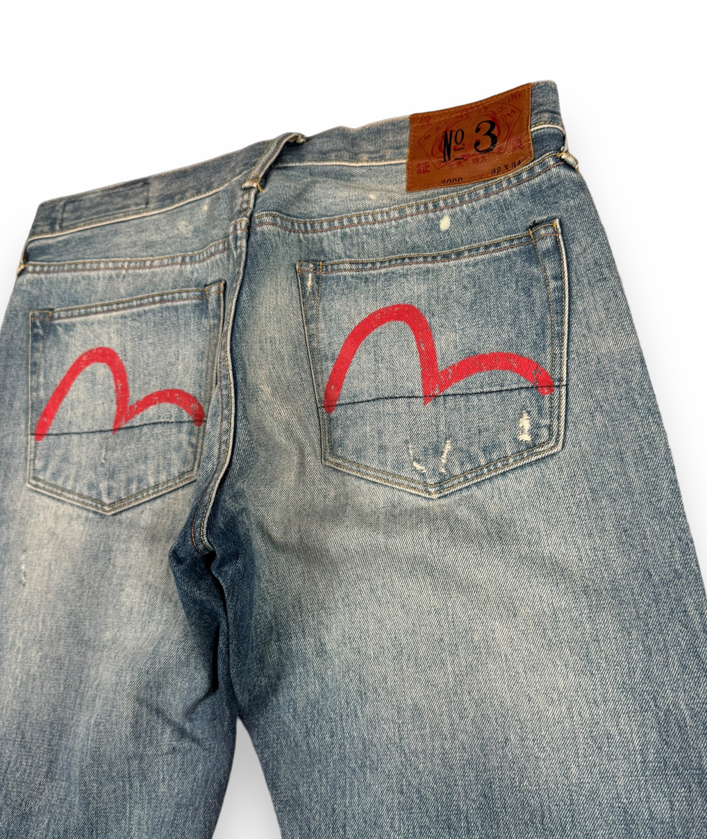 JEANS BAGGY SEAGULL EVISU - M