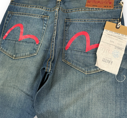 JEANS BAGGY SEAGULL EVISU - XS