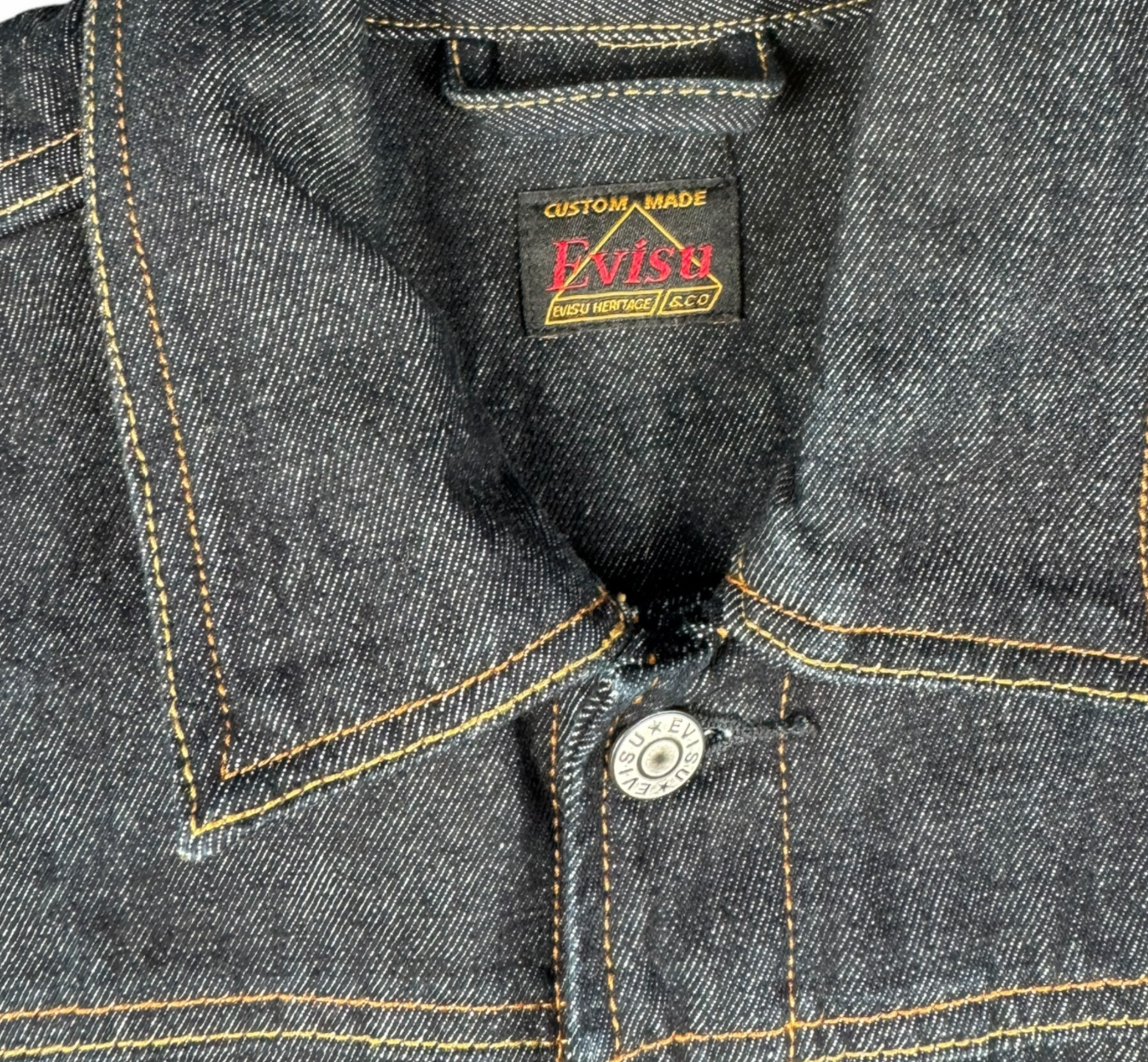 VESTE EN JEAN CROP EVISU VINTAGE - M