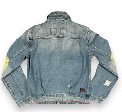 VESTE EN JEAN CROP EVISU VINTAGE - S/M