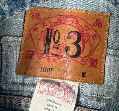 VESTE EN JEAN CROP EVISU VINTAGE - S/M