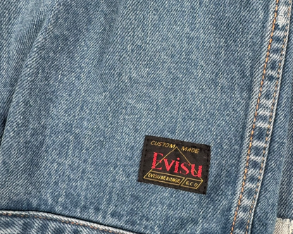 VESTE EN JEAN CROP EVISU VINTAGE - S/M