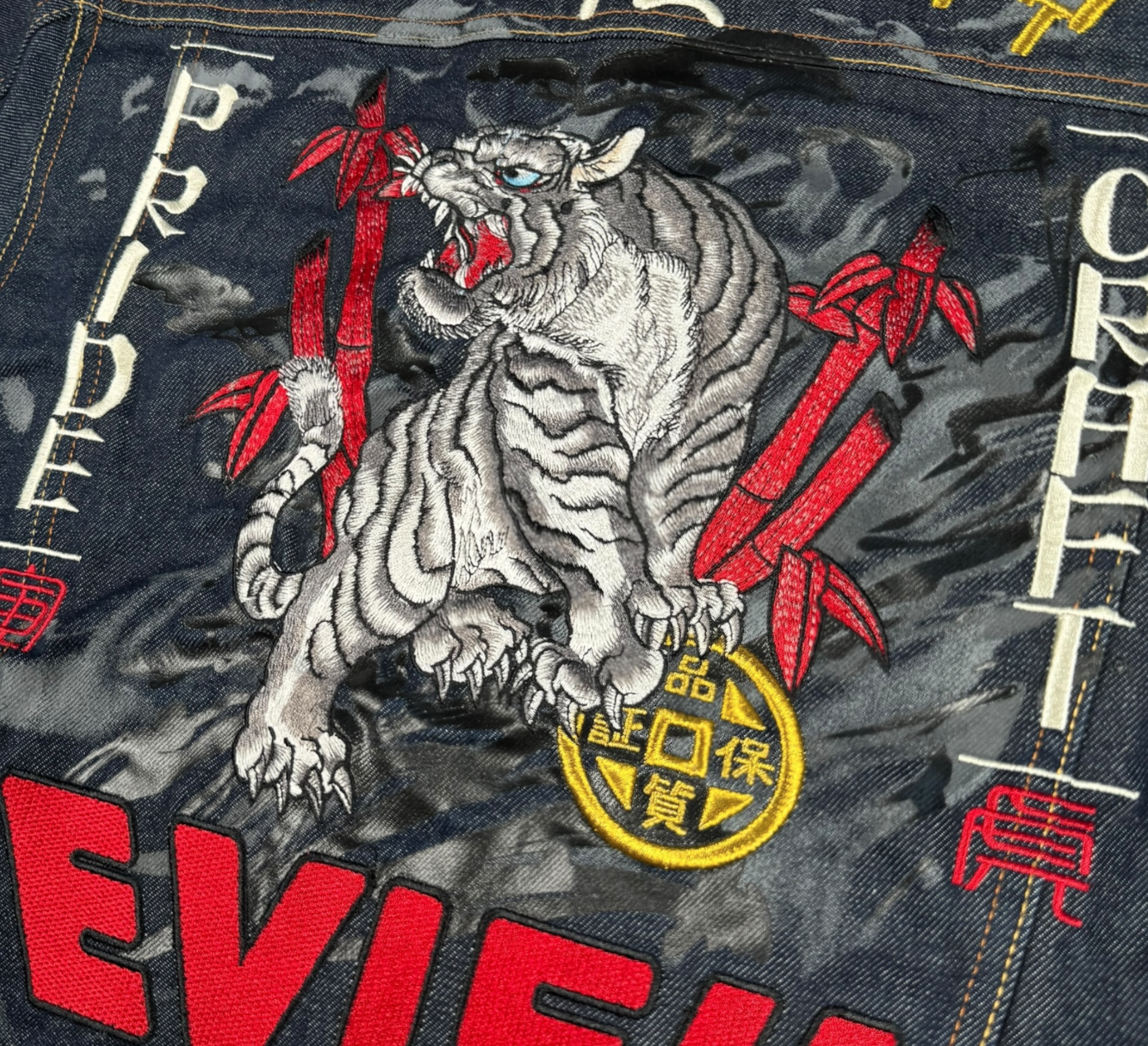 VESTE EN JEAN EVISU - L